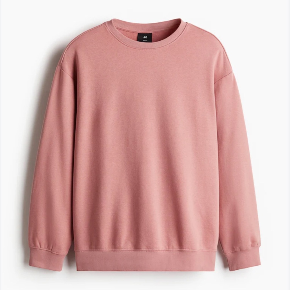 H&M - Blush Pink Soft Full Length Long Sleeve Crewneck
